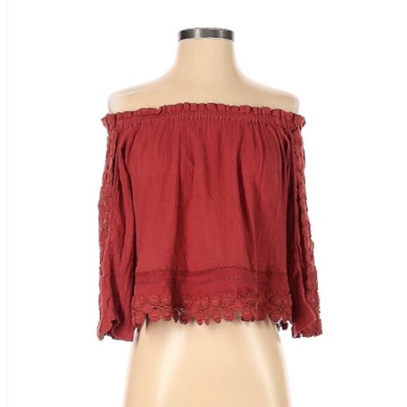 TOPSHOP Long Sleeve Blouse Size 2 - Picture 1 of 3